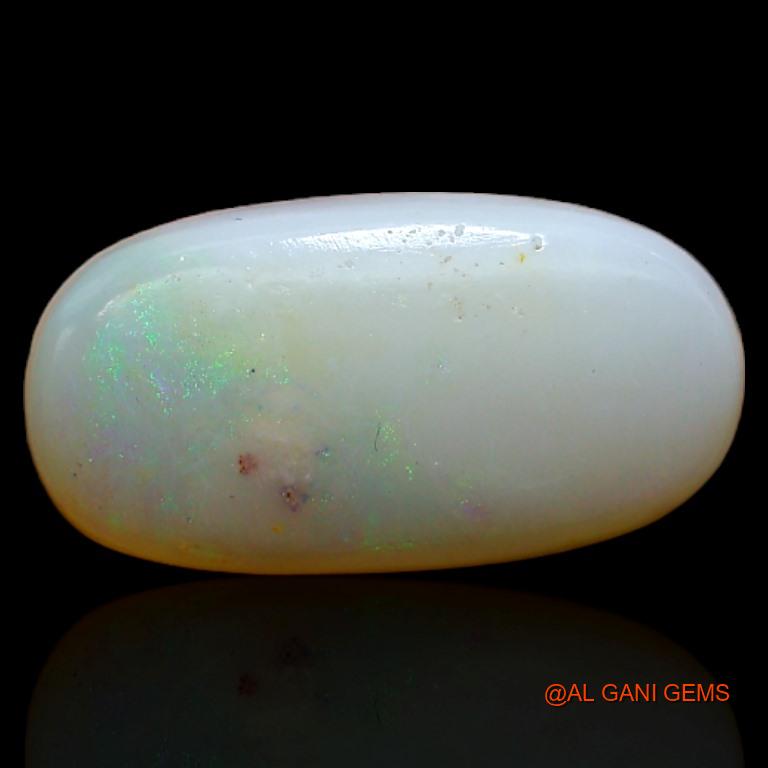 Natural Untreated Fire Opal Loose Gemstone Oval Cabochon From Australia 4.30 Cts 15x8x4 mm A-302