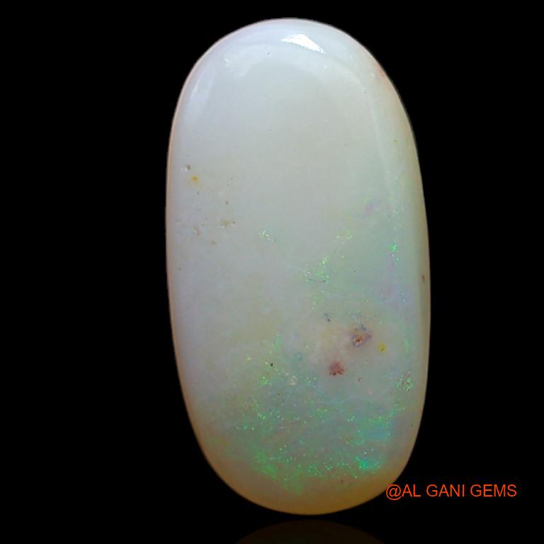 Natural Untreated Fire Opal Loose Gemstone Oval Cabochon From Australia 4.30 Cts 15x8x4 mm A-302