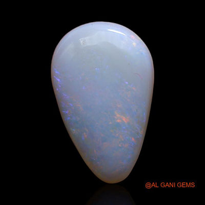 2.55 Cts Natural Australian Fire Opal Loose Gemstone Pear Cabochon 15x9x2 mm A-303