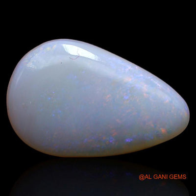 2.55 Cts Natural Australian Fire Opal Loose Gemstone Pear Cabochon 15x9x2 mm A-303