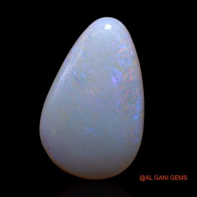 2.55 Cts Natural Australian Fire Opal Loose Gemstone Pear Cabochon 15x9x2 mm A-303