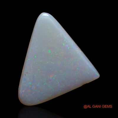 Natural Untreated Fire Opal Loose Gemstone Trillion Cabochon From Australia 1.90 Cts 13x11x2 mm A-304