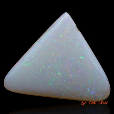 Natural Untreated Fire Opal Loose Gemstone Trillion Cabochon From Australia 1.90 Cts 13x11x2 mm A-304