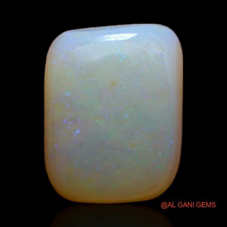 2.70 Cts Natural Australian Fire Opal Loose Gemstone Square Cabochon 10x8x3 mm A-305