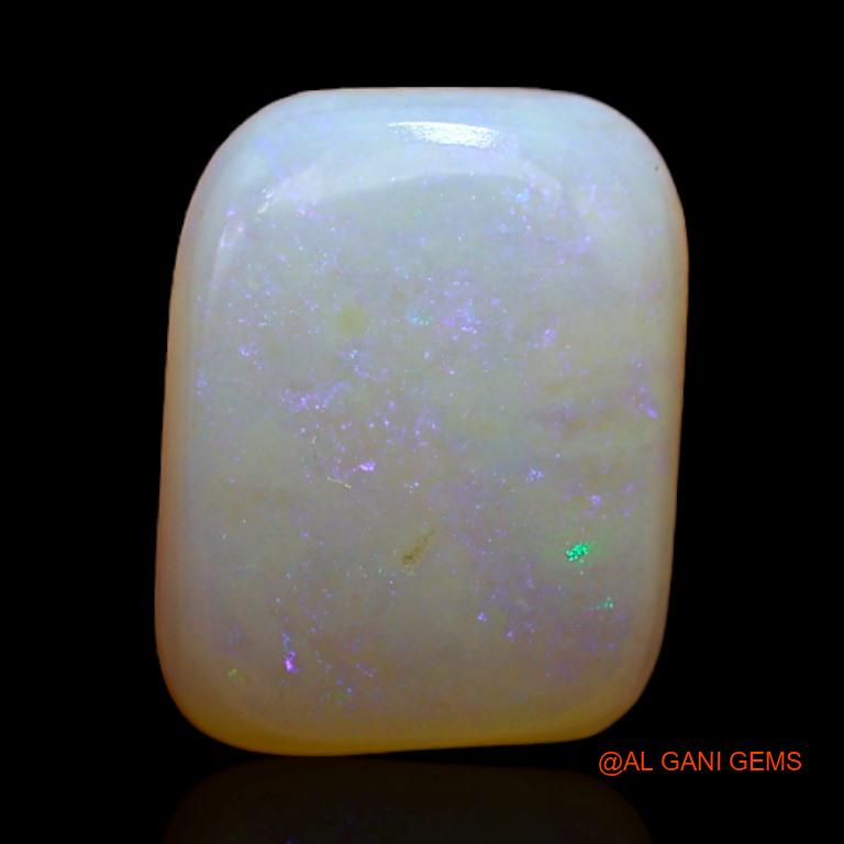 2.70 Cts Natural Australian Fire Opal Loose Gemstone Square Cabochon 10x8x3 mm A-305