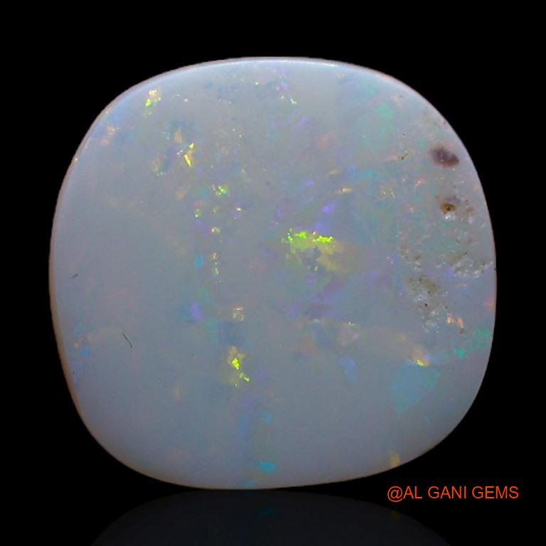 1.60 Cts Unheated Australian Fire Opal Loose Gemstone Fancy Cabochon Natural 10x10x1 mm A-307