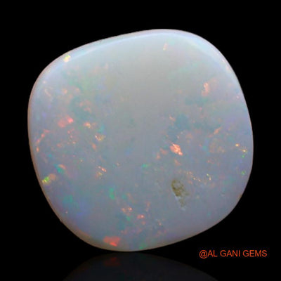 1.60 Cts Unheated Australian Fire Opal Loose Gemstone Fancy Cabochon Natural 10x10x1 mm A-307