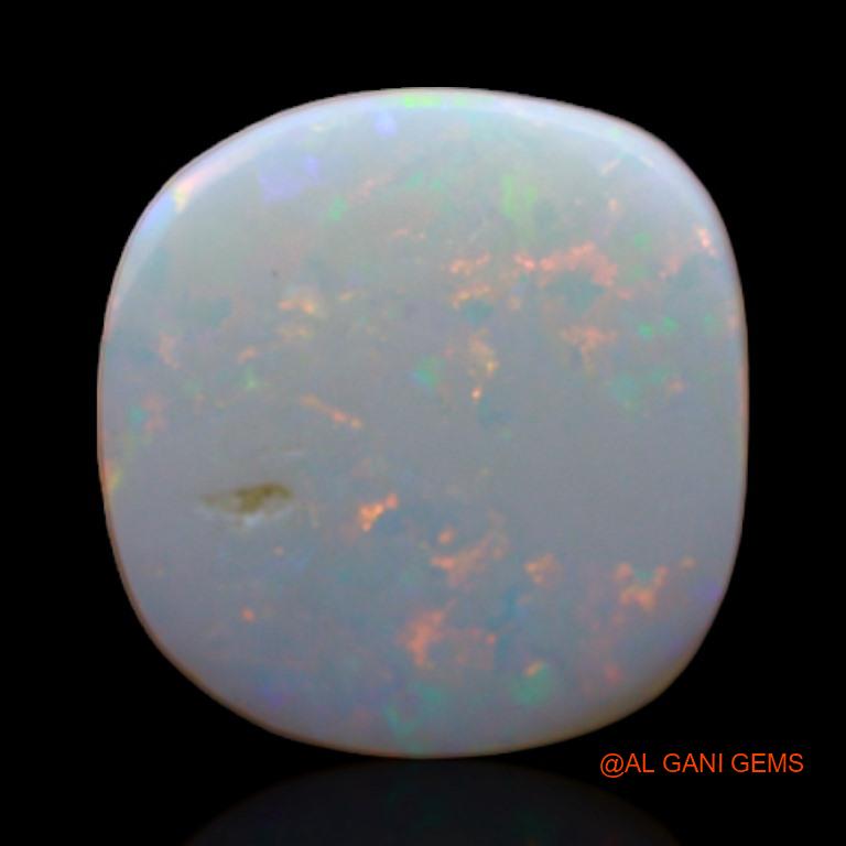 1.60 Cts Unheated Australian Fire Opal Loose Gemstone Fancy Cabochon Natural 10x10x1 mm A-307