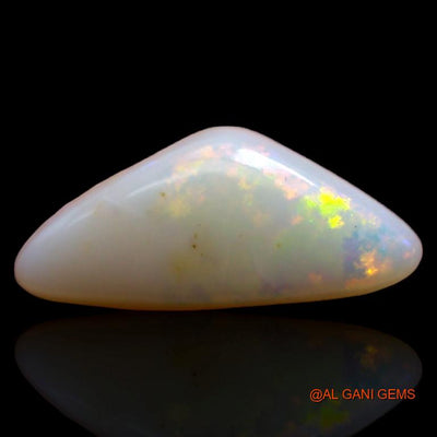 1.60 Cts Natural Australian Fire Opal Loose Gemstone Trillion Cabochon 14x6x3 mm A-308