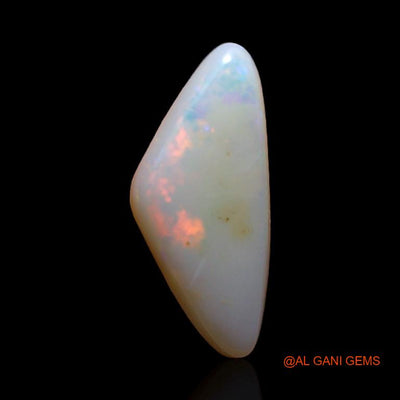 1.60 Cts Natural Australian Fire Opal Loose Gemstone Trillion Cabochon 14x6x3 mm A-308