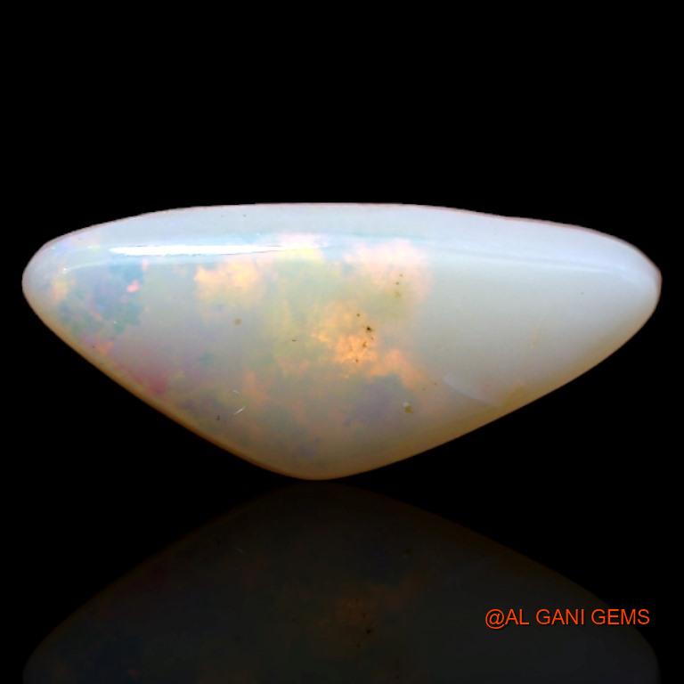 1.60 Cts Natural Australian Fire Opal Loose Gemstone Trillion Cabochon 14x6x3 mm A-308
