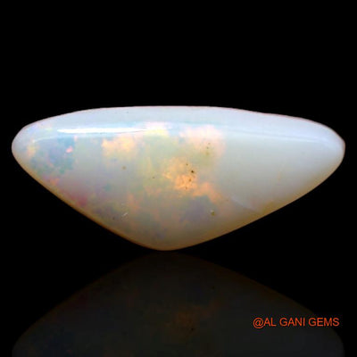 1.60 Cts Natural Australian Fire Opal Loose Gemstone Trillion Cabochon 14x6x3 mm A-308