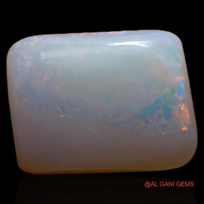 Natural Fire Opal Gemstone 1.95 Cts Loose Square Cabochon From Australia 10x7x3 mm A-309