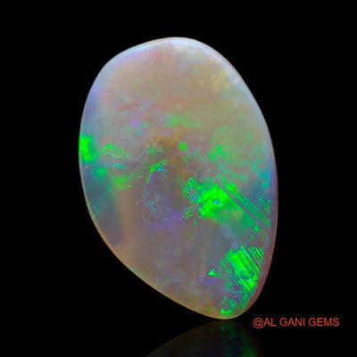 3.20 Cts Natural Australian Fire Opal Loose Gemstone Fancy Cabochon 17x11x2 mm A-313