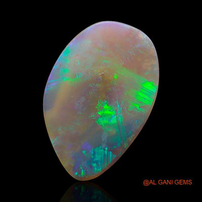 3.20 Cts Natural Australian Fire Opal Loose Gemstone Fancy Cabochon 17x11x2 mm A-313