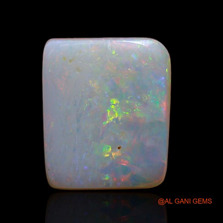 Natural Untreated Fire Opal Loose Gemstone Square Cabochon From Australia 2.35 Cts 11x9x2 mm A-316