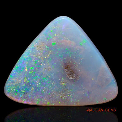 2.70 Cts Natural Australian Fire Opal Loose Gemstone Trillion Cabochon 14x12x1 mm A-318
