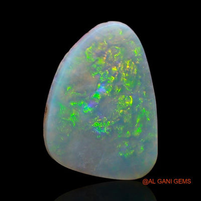 3.80 Cts Unheated Australian Fire Opal Loose Gemstone Fancy Cabochon Natural 15x10x3 mm A-319