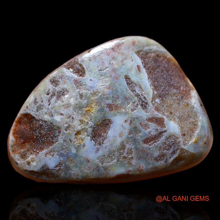 3.80 Cts Unheated Australian Fire Opal Loose Gemstone Fancy Cabochon Natural 15x10x3 mm A-319