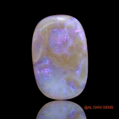 Natural Untreated Fire Opal Loose Gemstone Oval Cabochon From Australia 8.85 Cts 19x12x4 mm A-31