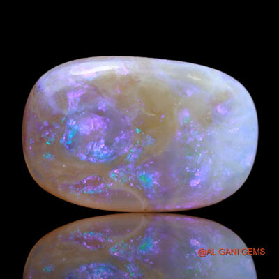 Natural Untreated Fire Opal Loose Gemstone Oval Cabochon From Australia 8.85 Cts 19x12x4 mm A-31