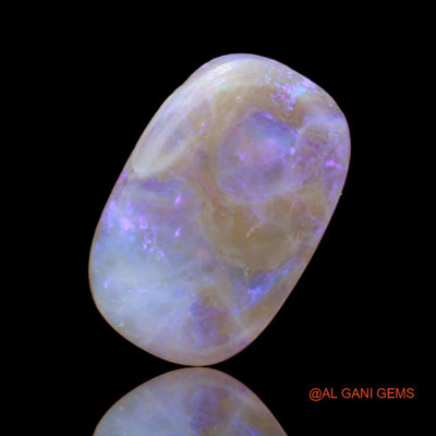 Natural Untreated Fire Opal Loose Gemstone Oval Cabochon From Australia 8.85 Cts 19x12x4 mm A-31