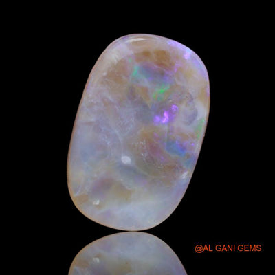 Natural Untreated Fire Opal Loose Gemstone Oval Cabochon From Australia 8.85 Cts 19x12x4 mm A-31