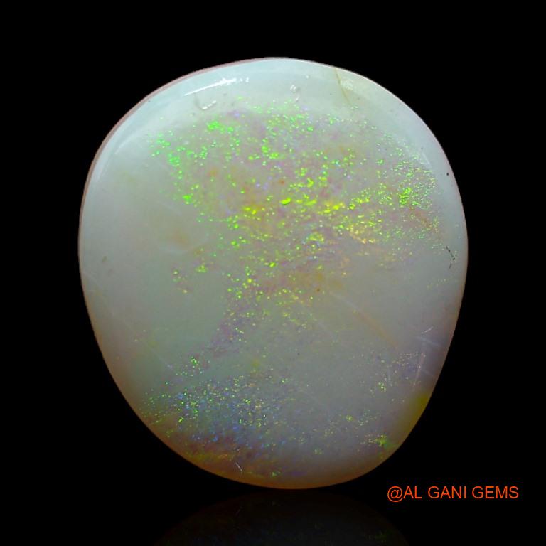 Natural Fire Opal Gemstone 3.55 Cts Loose Fancy Cabochon From Australia 13x12x2 mm A-321