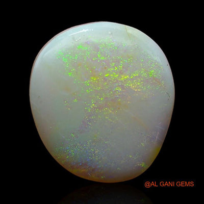 Natural Fire Opal Gemstone 3.55 Cts Loose Fancy Cabochon From Australia 13x12x2 mm A-321