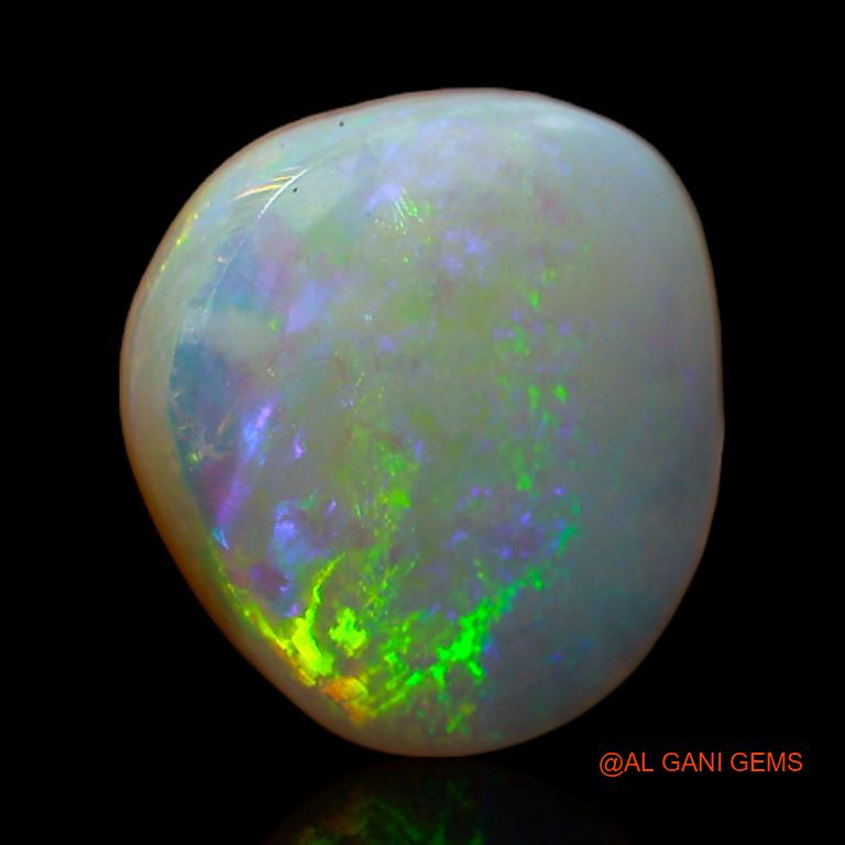 3.80 Cts Natural Australian Fire Opal Loose Gemstone Fancy Cabochon 11x11x4 mm A-323