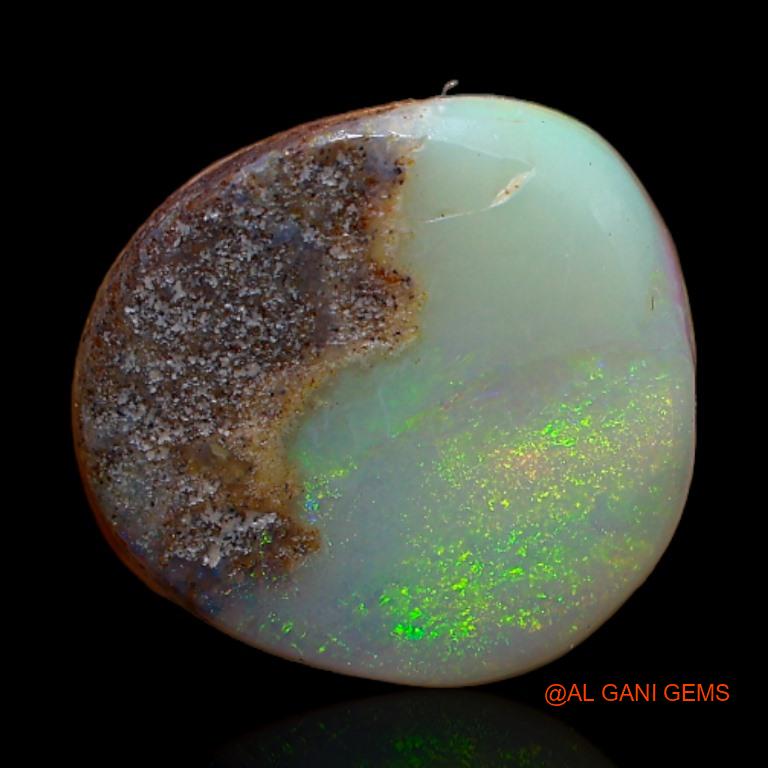 3.80 Cts Natural Australian Fire Opal Loose Gemstone Fancy Cabochon 11x11x4 mm A-323