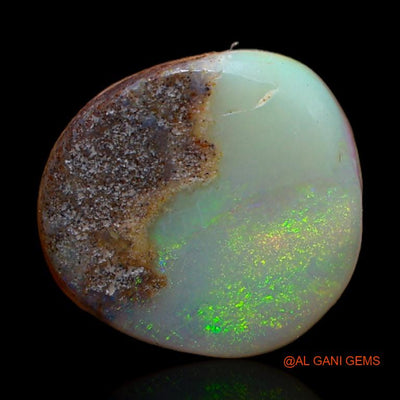 3.80 Cts Natural Australian Fire Opal Loose Gemstone Fancy Cabochon 11x11x4 mm A-323