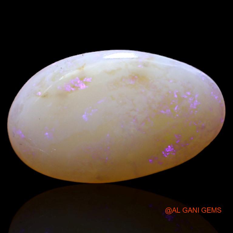 4.30 Cts Natural Australian Fire Opal Loose Gemstone Oval Cabochon 18x8x4 mm A-325