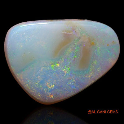 3.25 Cts Natural Australian Fire Opal Fancy Cabochon Loose Gemstone For Jewelry 14x11x3 mm A-327
