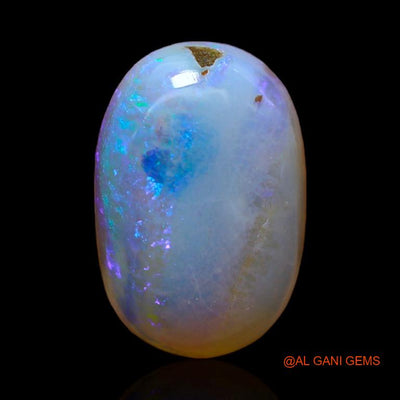 4.30 Cts Natural Australian Fire Opal Loose Gemstone Oval Cabochon 15x10x4 mm A-328