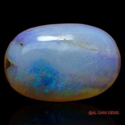 4.30 Cts Natural Australian Fire Opal Loose Gemstone Oval Cabochon 15x10x4 mm A-328