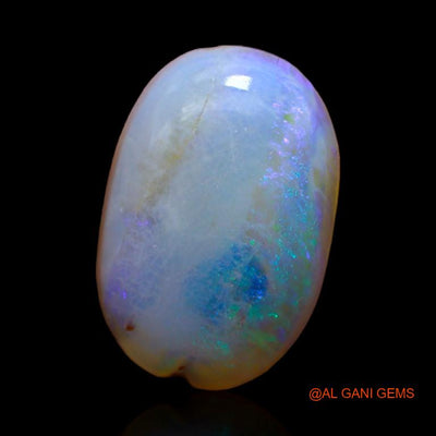 4.30 Cts Natural Australian Fire Opal Loose Gemstone Oval Cabochon 15x10x4 mm A-328
