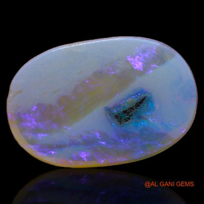 4.30 Cts Natural Australian Fire Opal Loose Gemstone Oval Cabochon 15x10x4 mm A-328