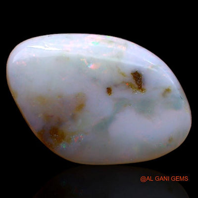 4.35 Cts Natural Australian Fire Opal Loose Gemstone Fancy Cabochon 16x11x4 mm A-329
