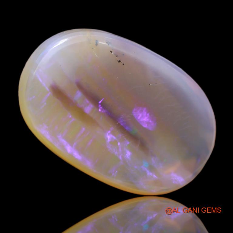 10.20 Cts Unheated Australian Fire Opal Loose Gemstone Oval Cabochon Natural 20x13x5 mm A-32