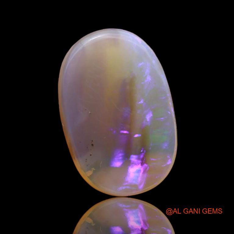 10.20 Cts Unheated Australian Fire Opal Loose Gemstone Oval Cabochon Natural 20x13x5 mm A-32