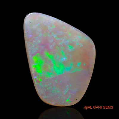 2.60 Cts Natural Australian Fire Opal Loose Gemstone Fancy Cabochon 15x10x2 mm A-330
