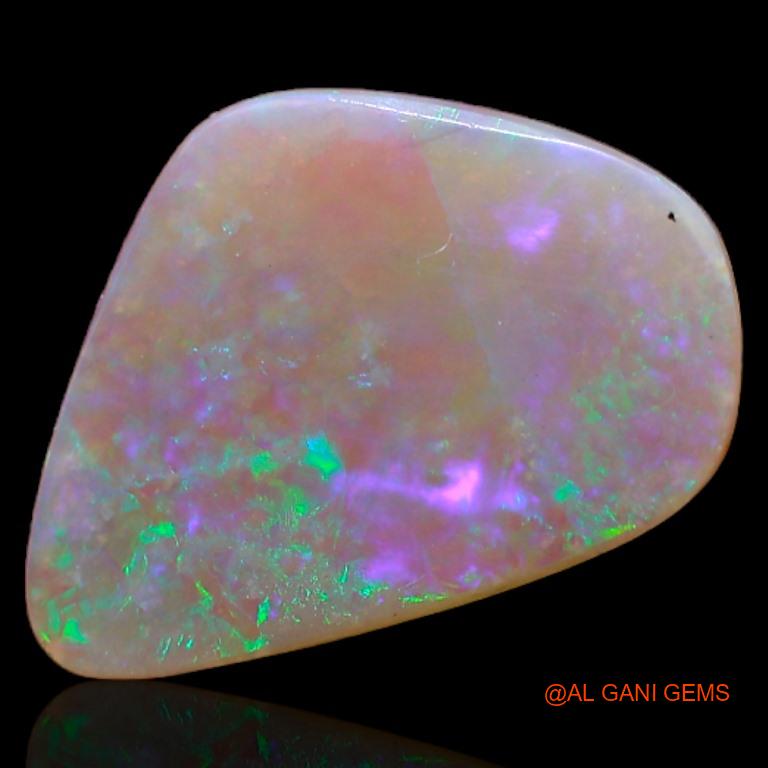 2.60 Cts Natural Australian Fire Opal Loose Gemstone Fancy Cabochon 15x10x2 mm A-330