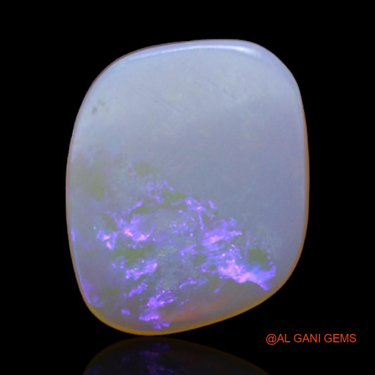 Natural Fire Opal Gemstone 2.40 Cts Loose Fancy Cabochon From Australia 14x11x2 mm A-331