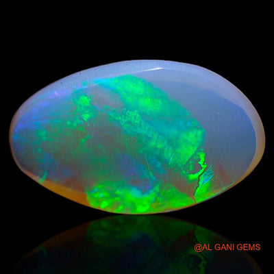 Natural Fire Opal Gemstone 2.80 Cts Loose Fancy Cabochon From Australia 14x9x3 mm A-332