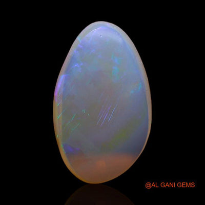 Natural Fire Opal Gemstone 2.80 Cts Loose Fancy Cabochon From Australia 14x9x3 mm A-332