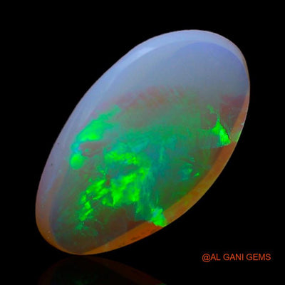 Natural Fire Opal Gemstone 2.80 Cts Loose Fancy Cabochon From Australia 14x9x3 mm A-332