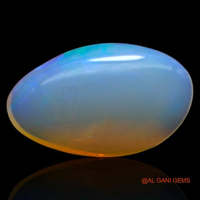 Natural Fire Opal Gemstone 2.80 Cts Loose Fancy Cabochon From Australia 14x9x3 mm A-332