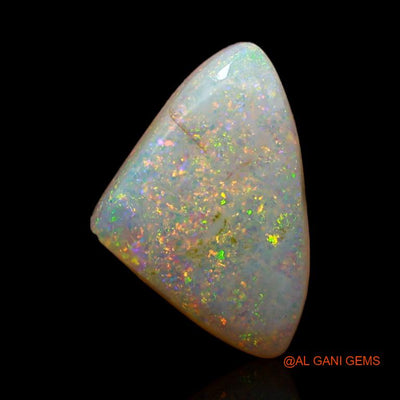 Natural Untreated Fire Opal Loose Gemstone Trillion Cabochon From Australia 4.30 Cts 15x10x4 mm A-333