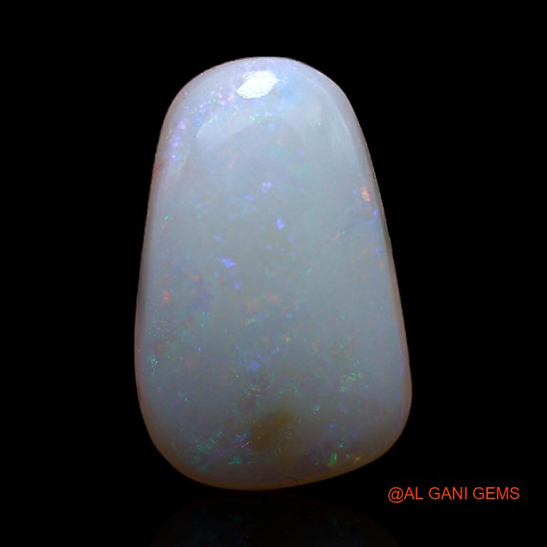 3.65 Cts Natural Australian Fire Opal Loose Gemstone Fancy Cabochon 14x9x4 mm A-334